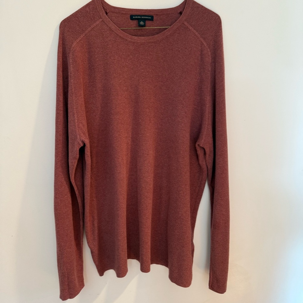Banana Republic Men's Brick Crewneck Sweater Size XL
